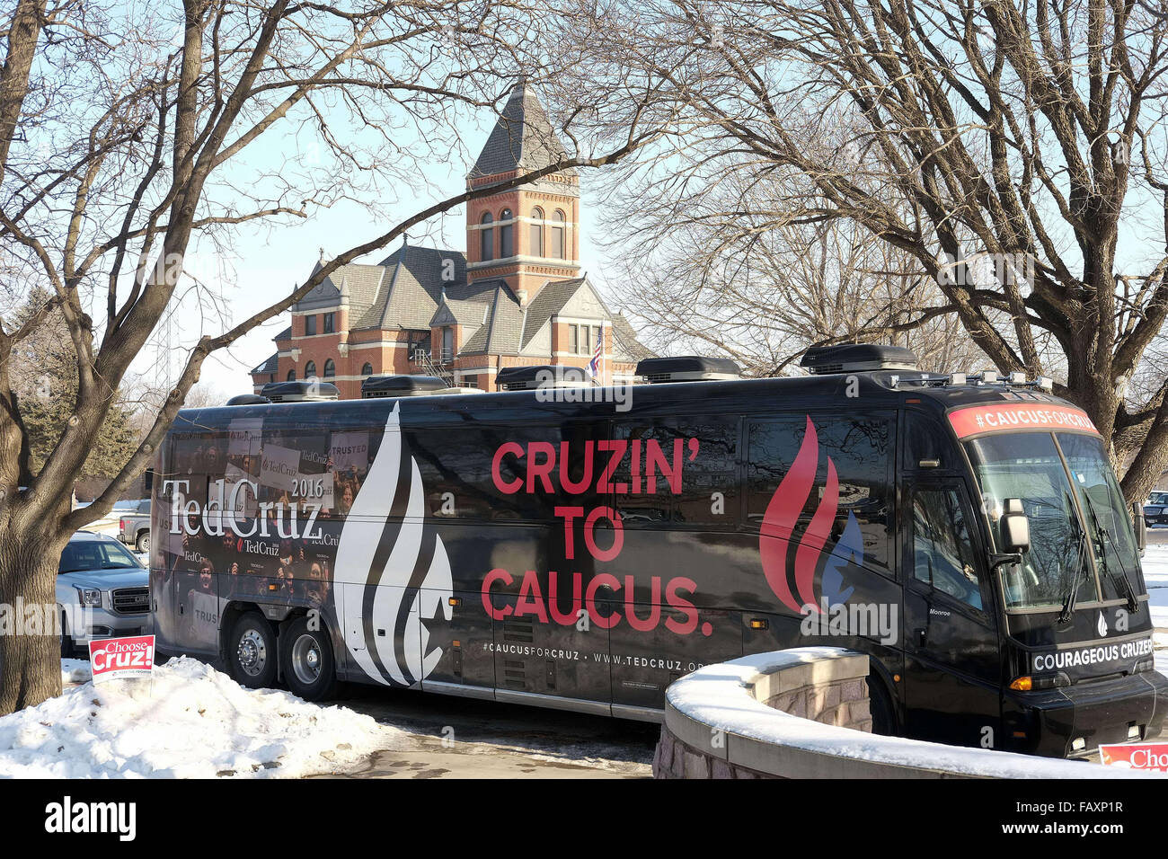 Onawa, IOWA, USA. 5th Jan, 2016. Republican presidential candidate U.S