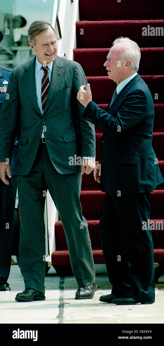 Camp Springs, Maryland, USA, 11th August, 1992 President H.W