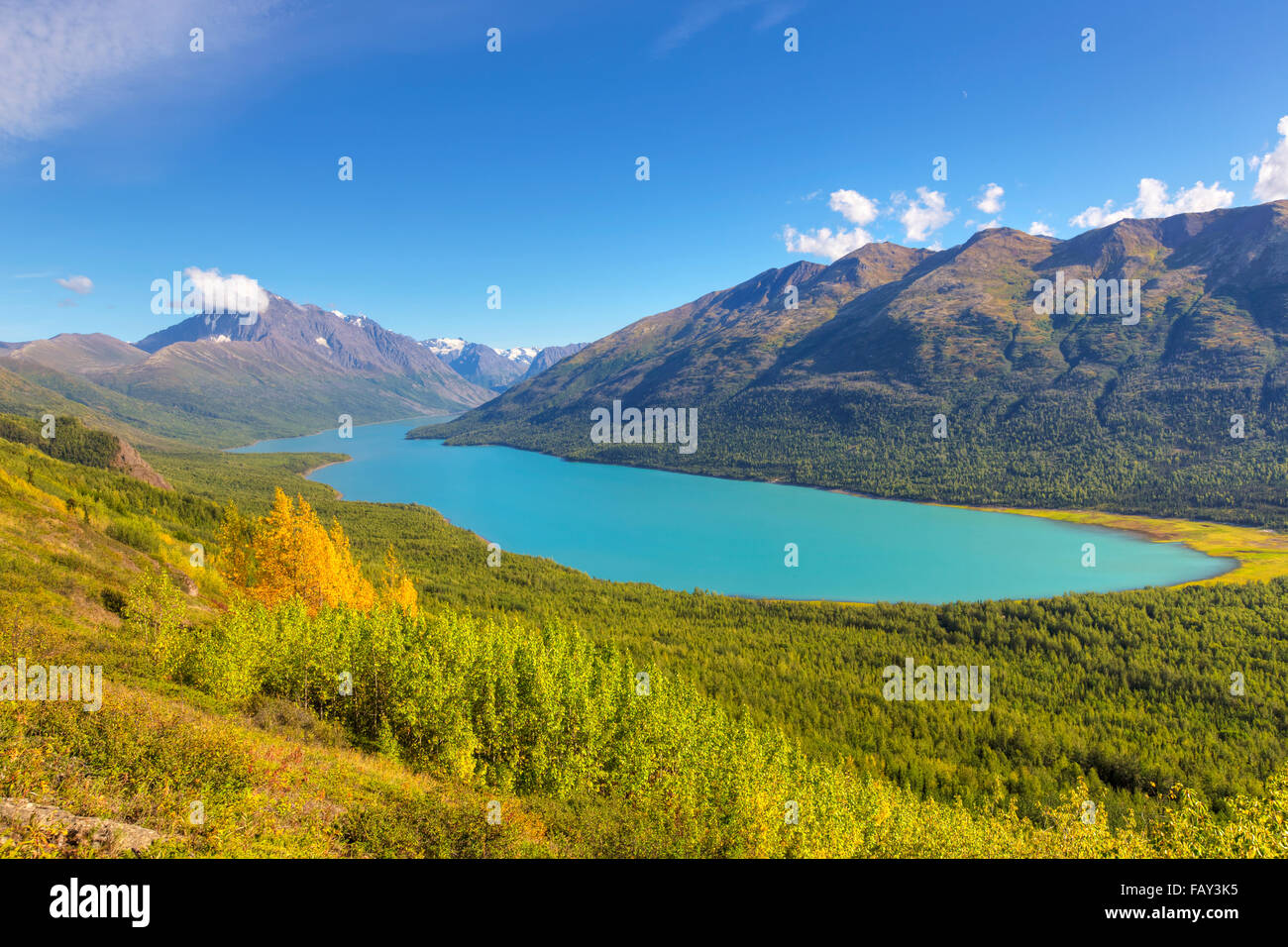 Eklutna lake alaska twin peaks hires stock photography and images Alamy