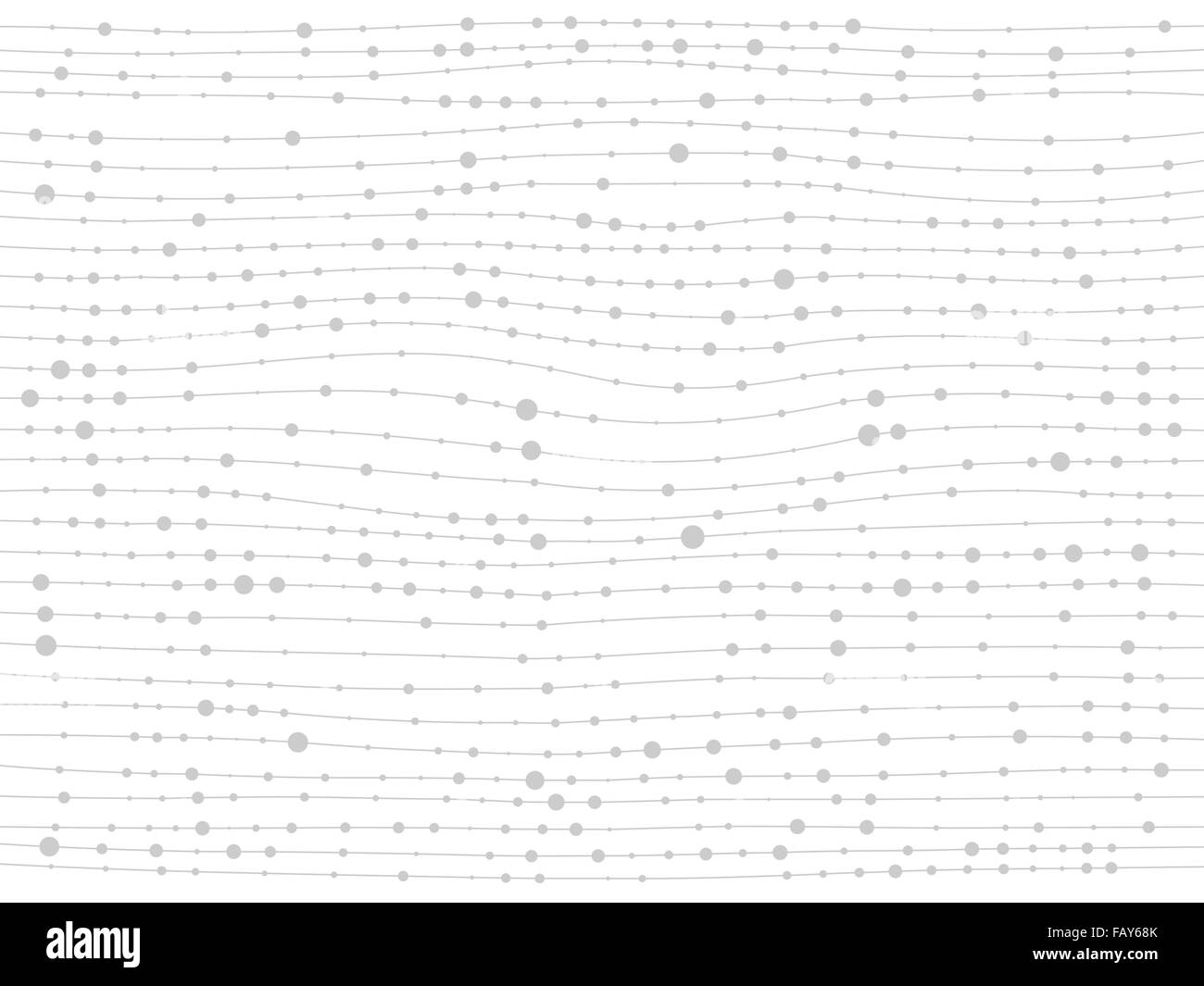 White lines dots gray background Stock Vector