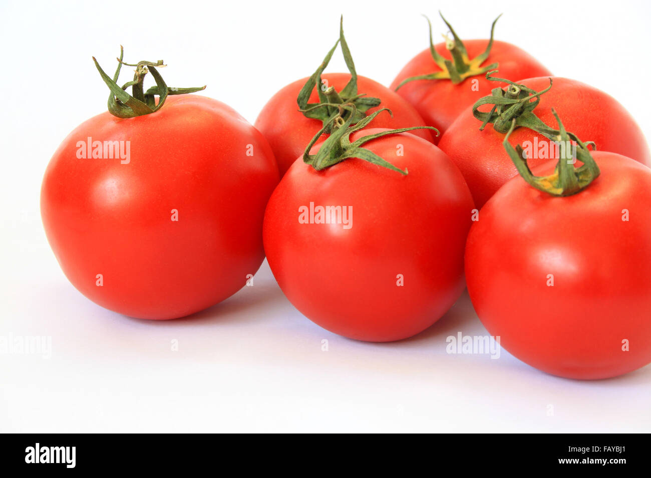 fresh tomatoes Stock Photo