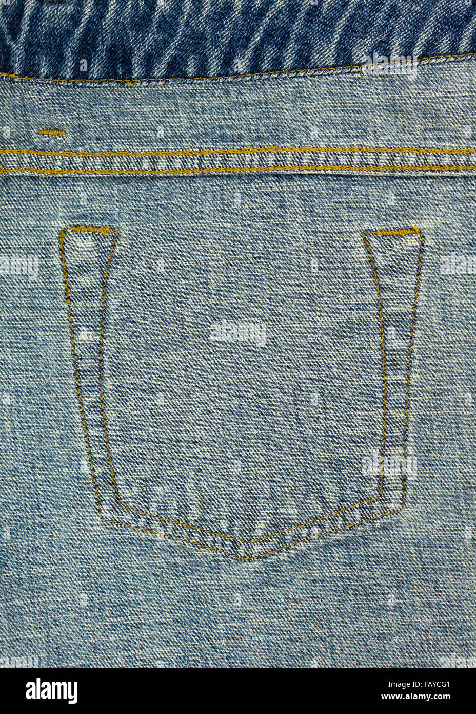 Jeans pocket seam inside texture and background Stock Photo - Alamy