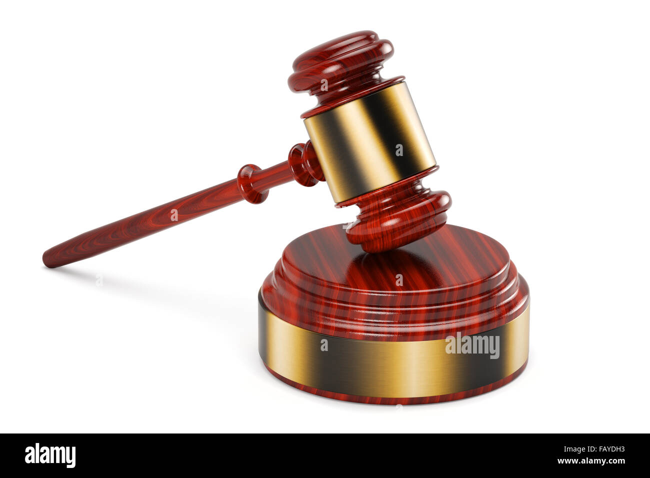 Gavel and sound block Stock Photo Alamy