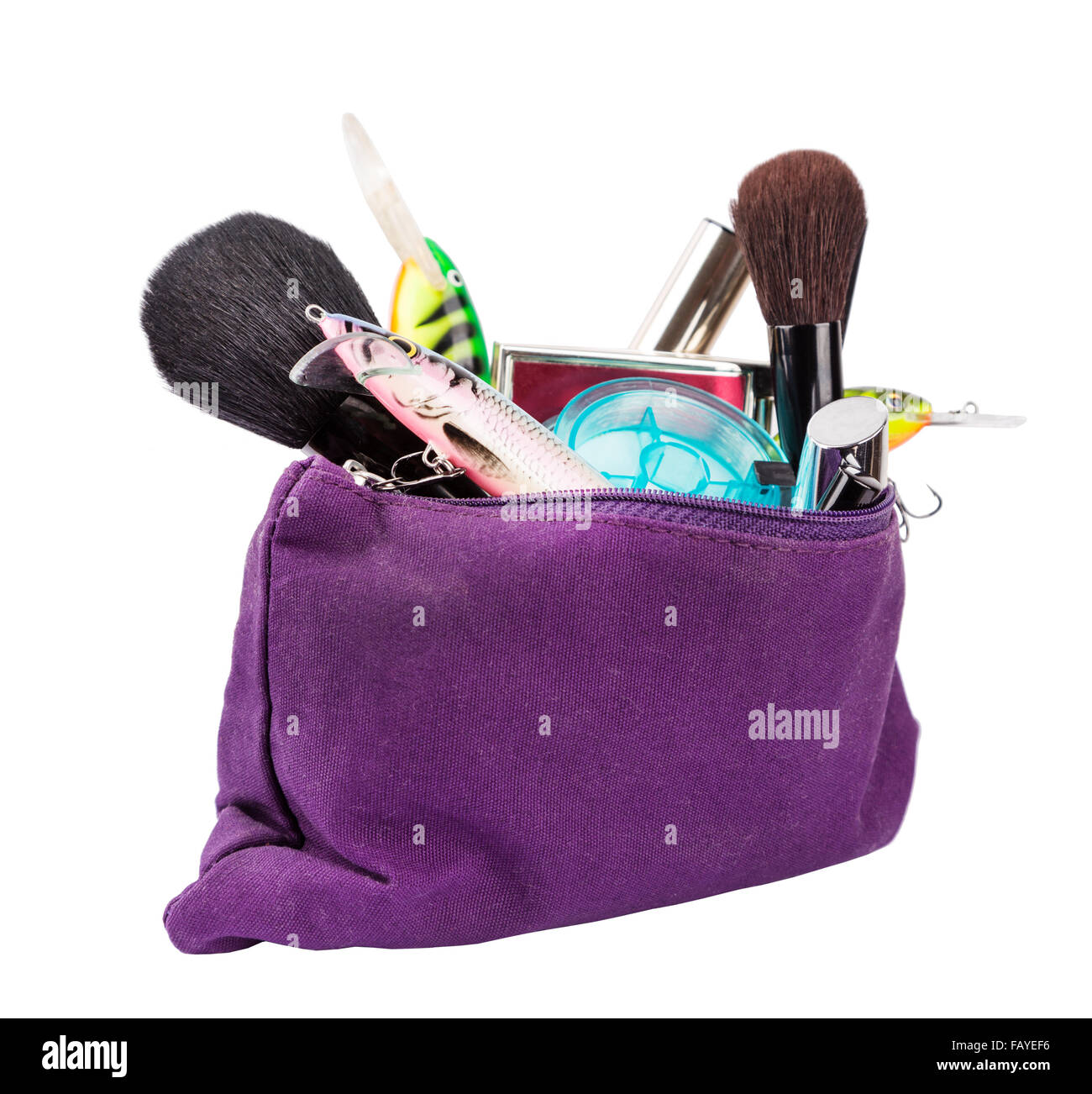 Makeup bag Cut Out Stock Images & Pictures - Page 2 - Alamy