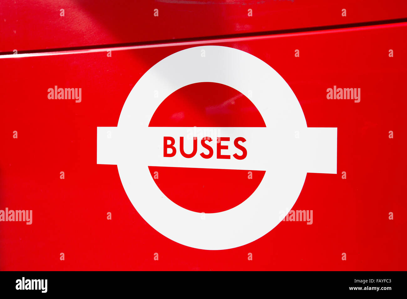 London Buses Logo On One Of The Capital s New Routemaster Buses Stock 