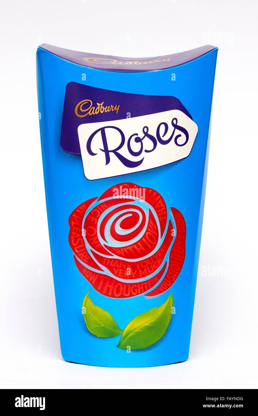 A box of cadbury roses chocolates Stock Photo Alamy