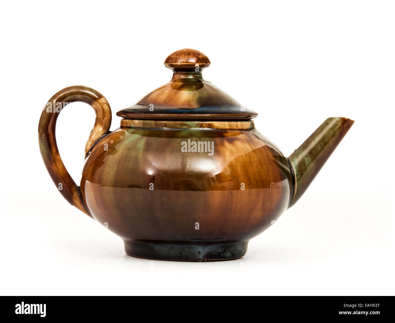Vintage glazed porcelain teapot Stock Photo Alamy