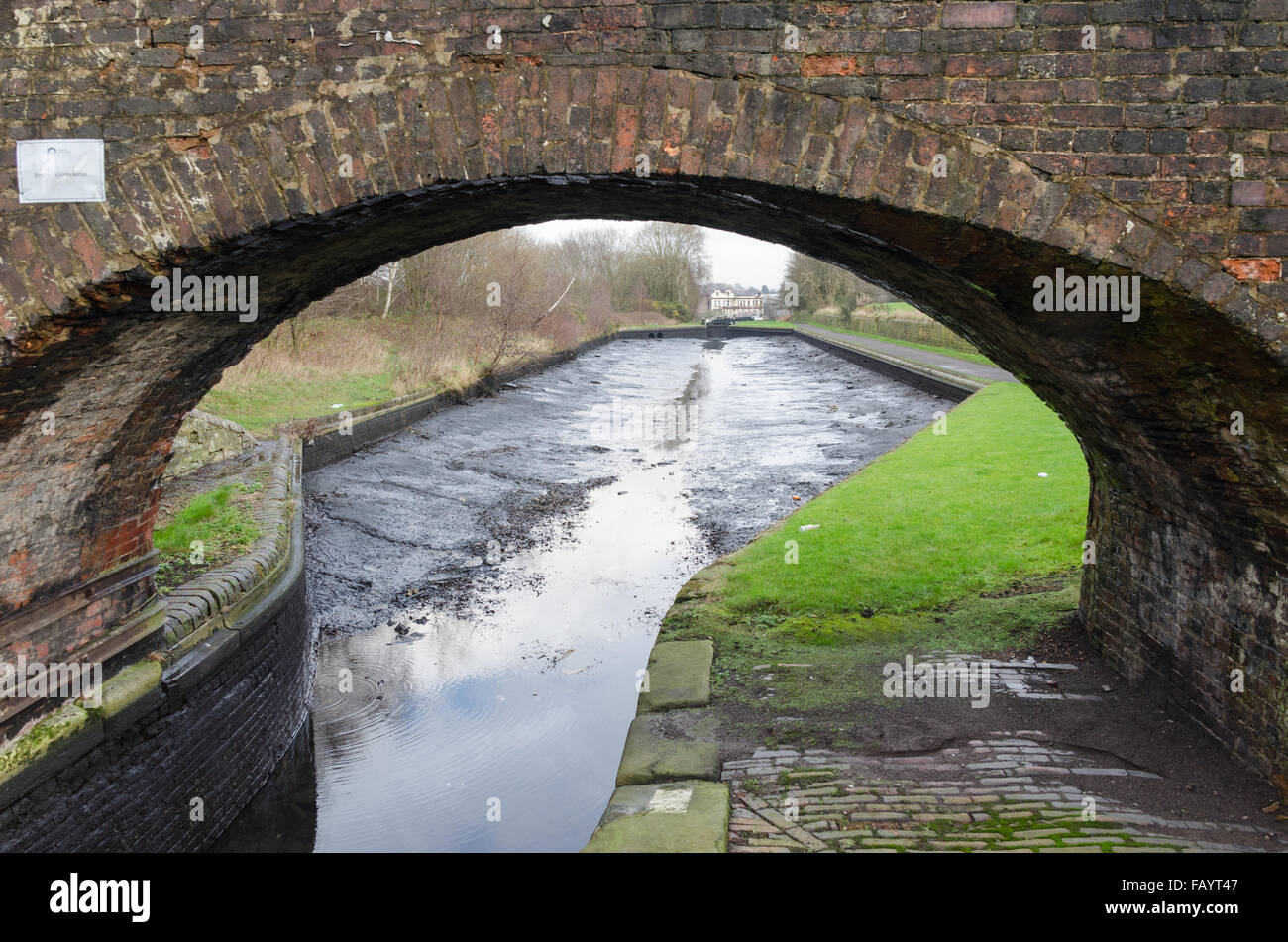 James Brindley Canal running through Smethwick in the industrial West