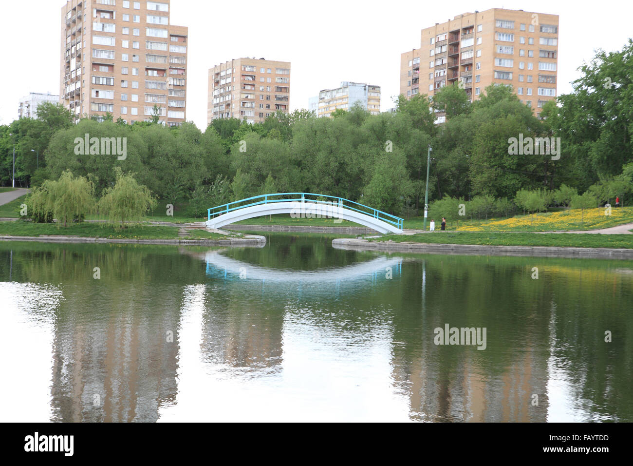 spring in city park Stock Photo - Alamy