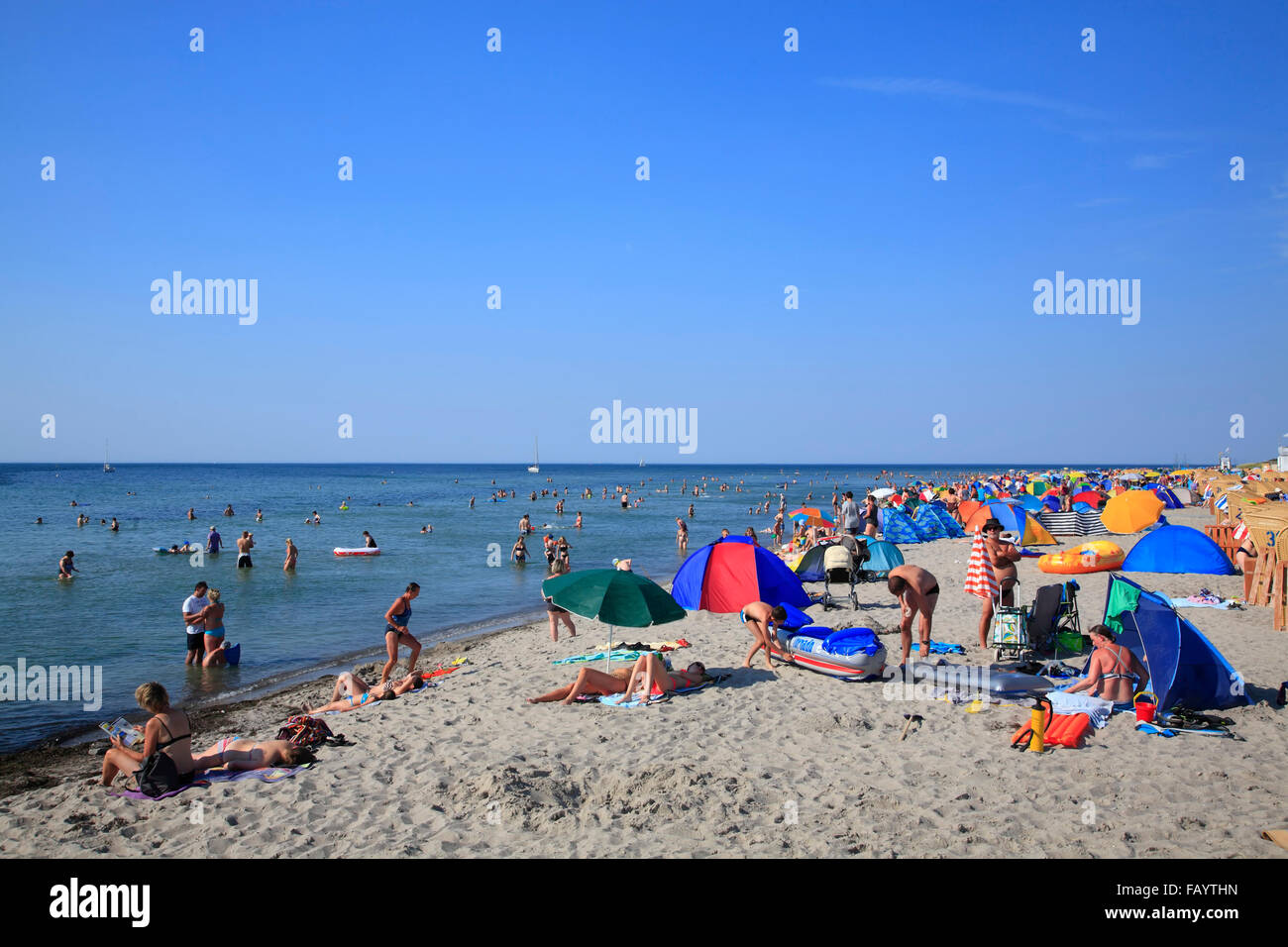 Poel island, Timmendorf beach, Baltic Sea, Mecklenburg Western Pomerania, Germany, Europe Stock Photo