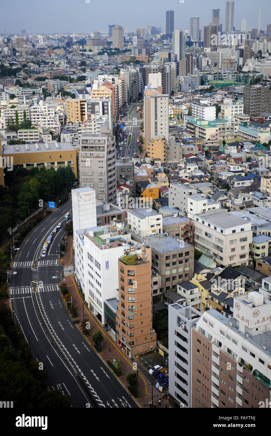 Tokyo skyline, Japan Stock Photo