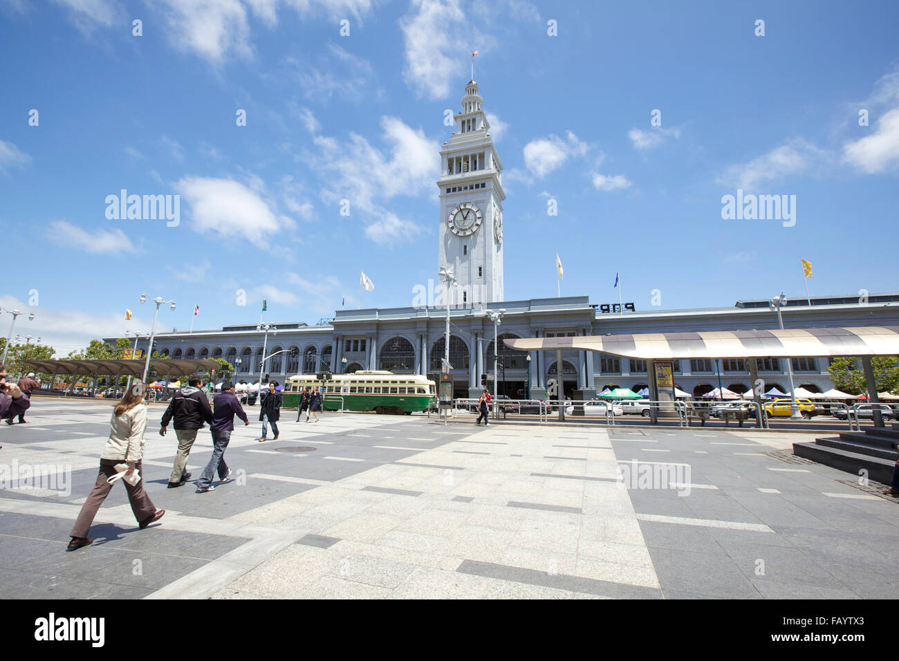 San Francisco Ferry Building Stock Photo