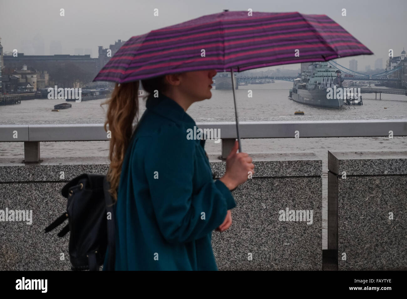 Rain in London, England United Kingdom UK Stock Photo - Alamy
