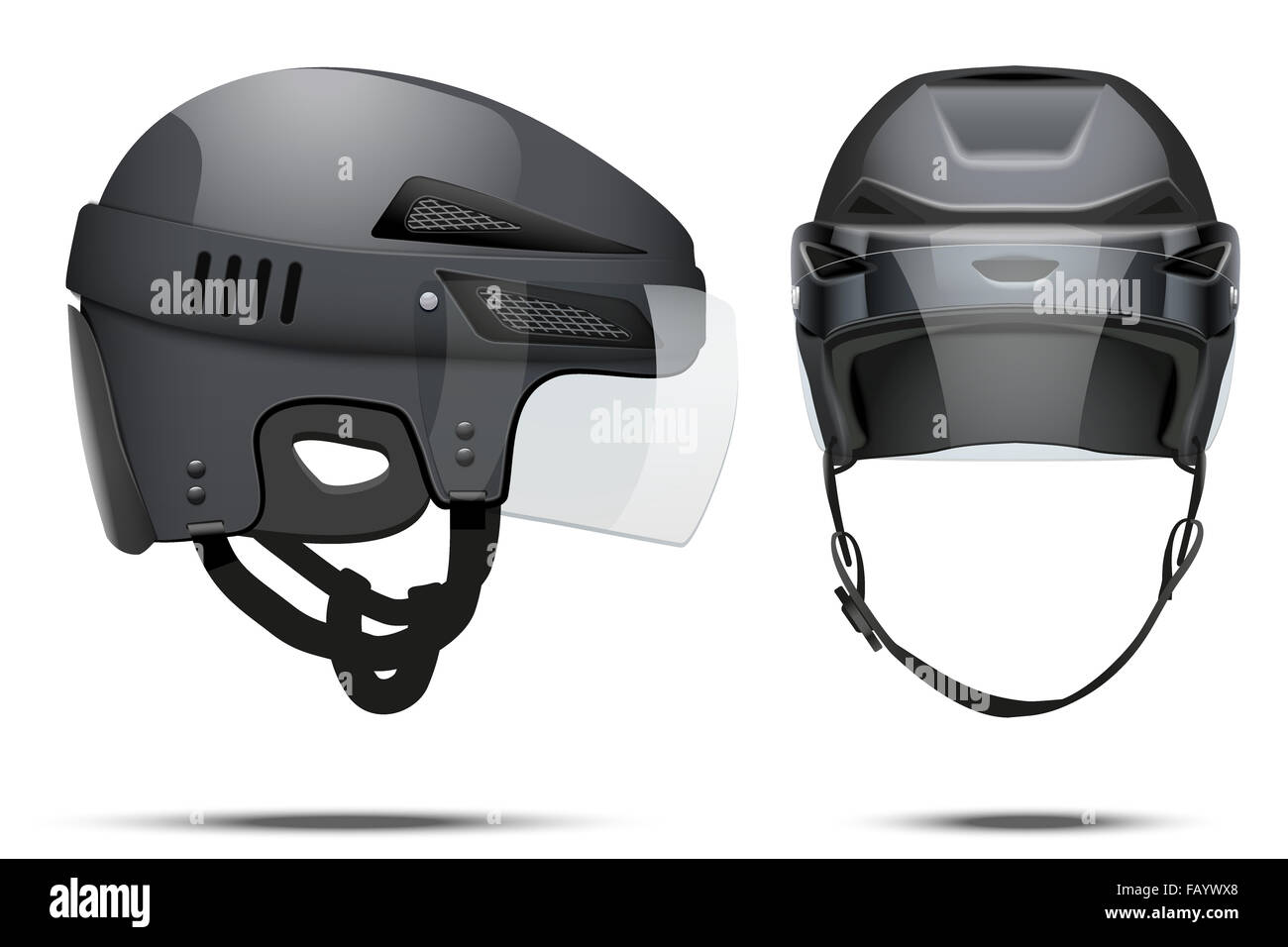 Classic Hockey Helmet Stock Photo Alamy