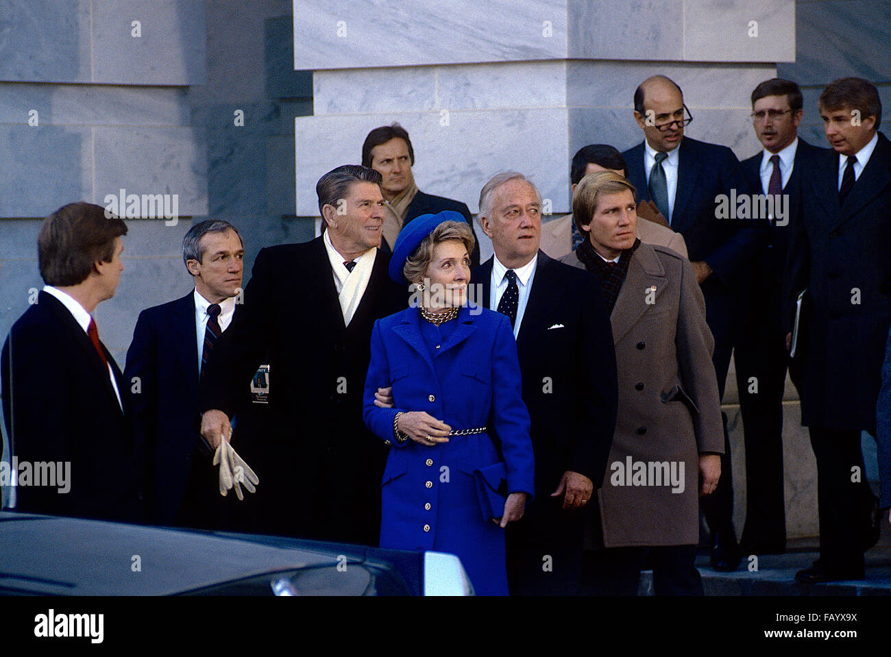 Washington, DC., USA, 20th January, 1985 President Ronald Reagan and ...