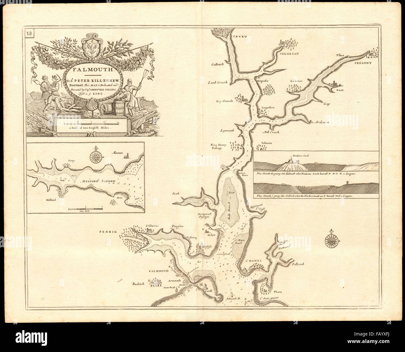 Falmouth Harbour Chart