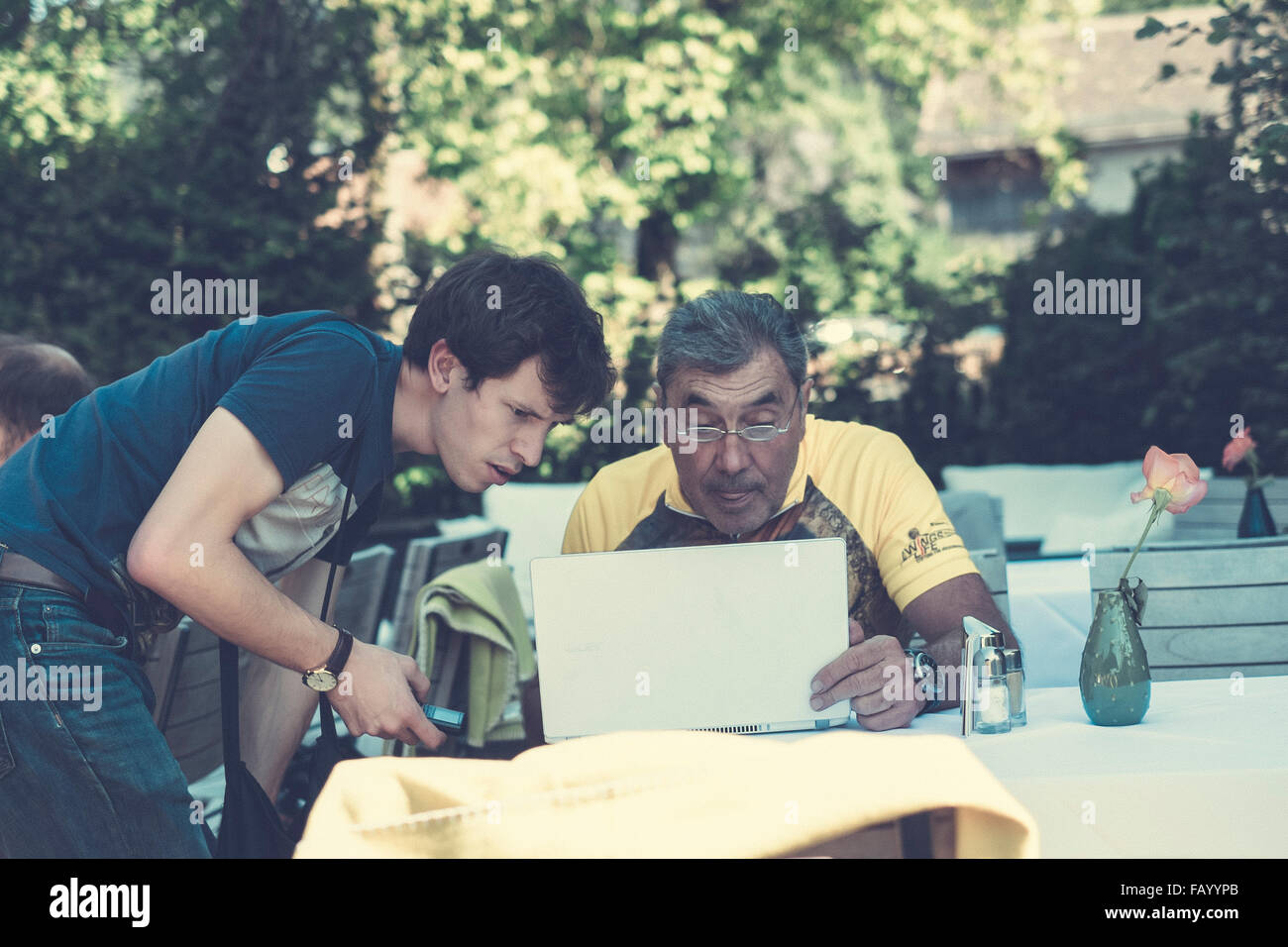 Eddy Merckx Classic 2015 in Fuschl, Austria. Two days with the legend, Photos by Philipp Hympendahl. Stock Photo