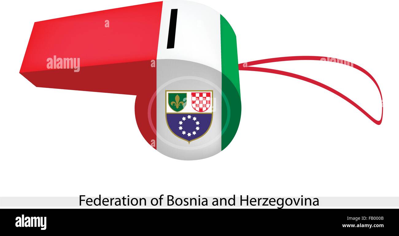 An Illustration of Red, White and Green Band with Coat of Arms of