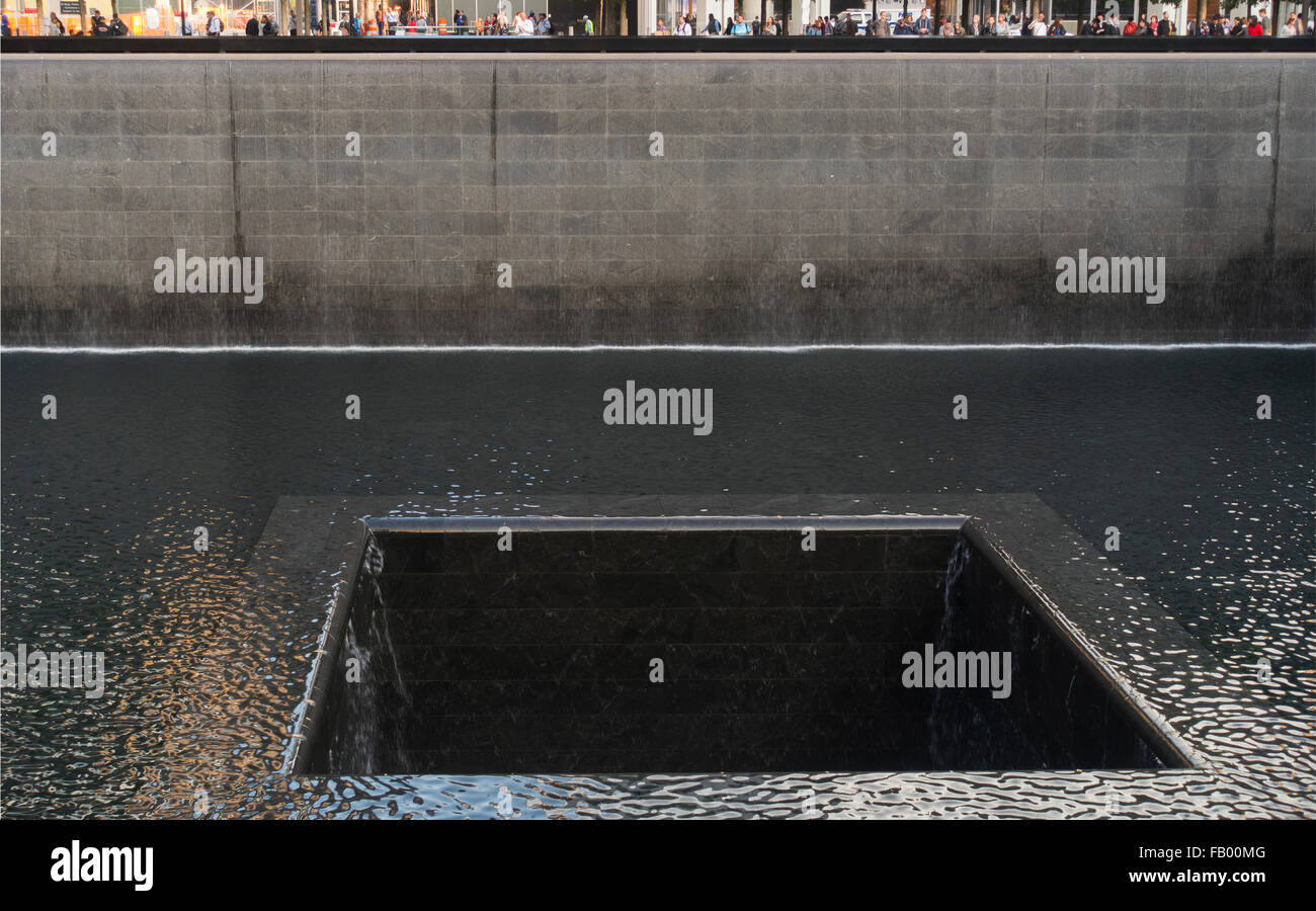 National September 11 memorial and museum NYC Stock Photo
