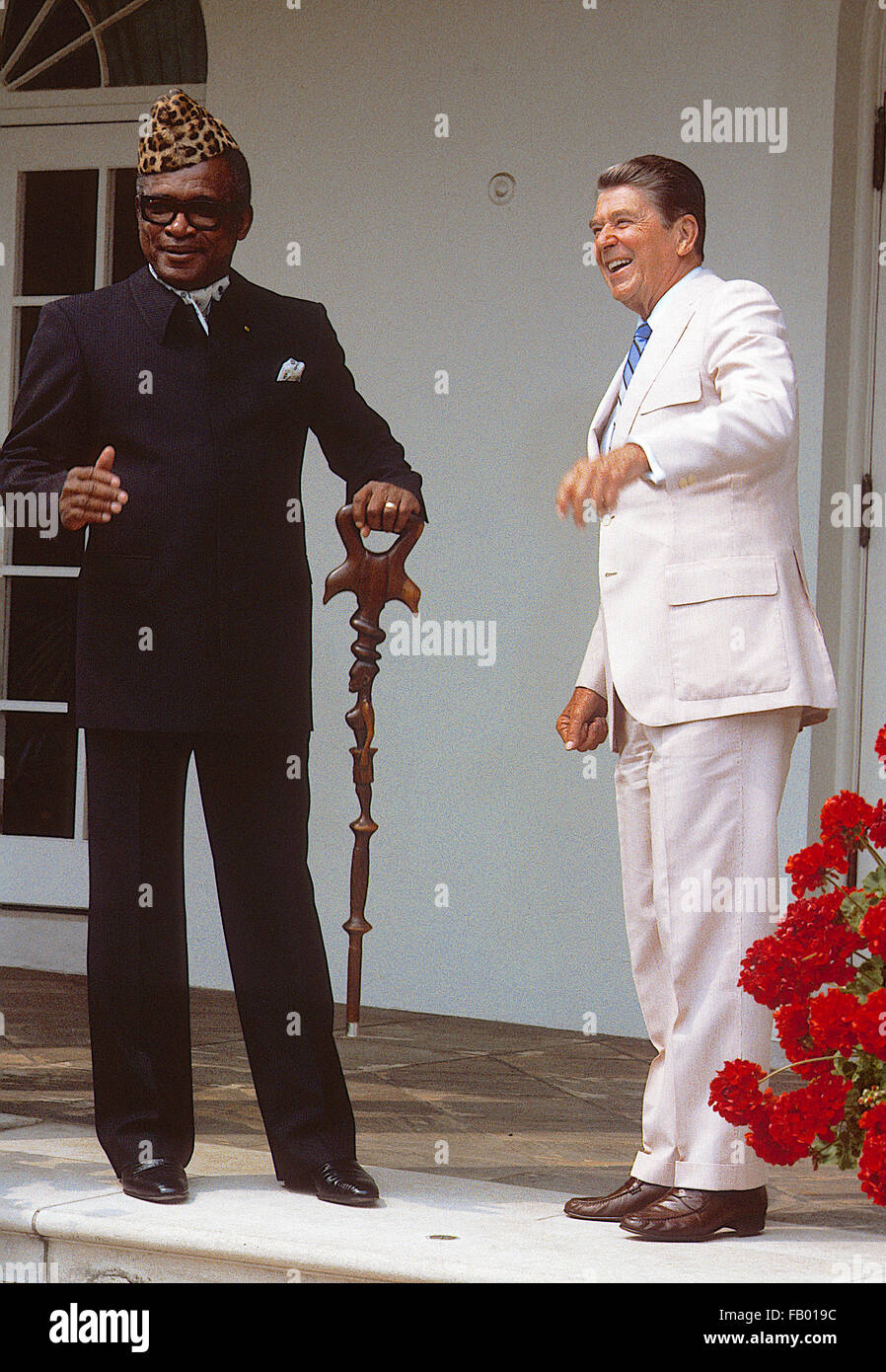 Washington DC., USA 23rd, September, 1984 President Ronald Reagan Stock ...