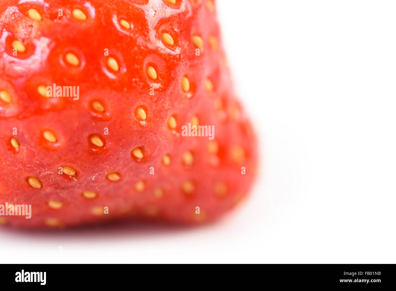 Red Fresh Strawberry Isolated On White Background Stock Photo - Alamy