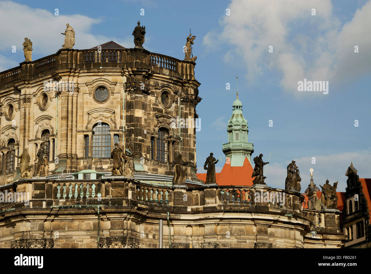 Hofkirche, Dresden, Sachsen, Germany Stock Photo