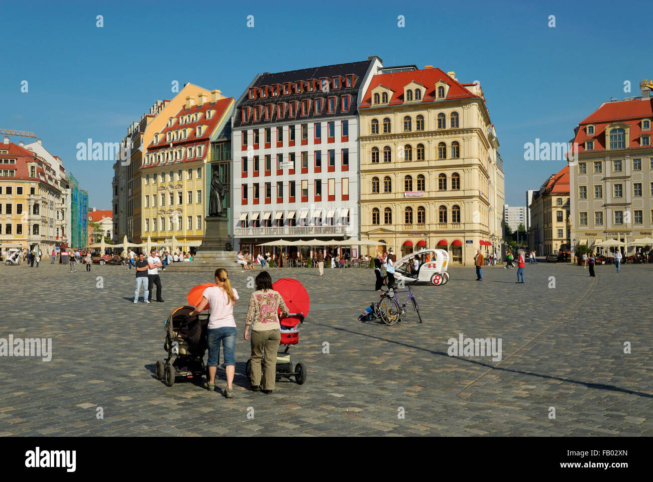 Neumarkt, Dresden, Sachsen, Germany Stock Photo