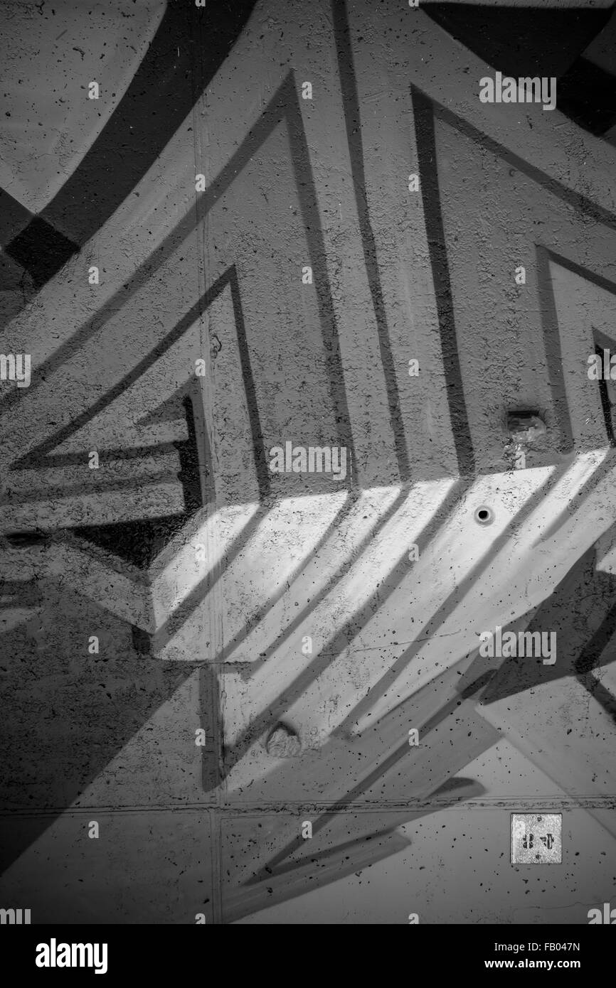 Grafiti wallpaper Black and White Stock Photos & Images - Alamy
