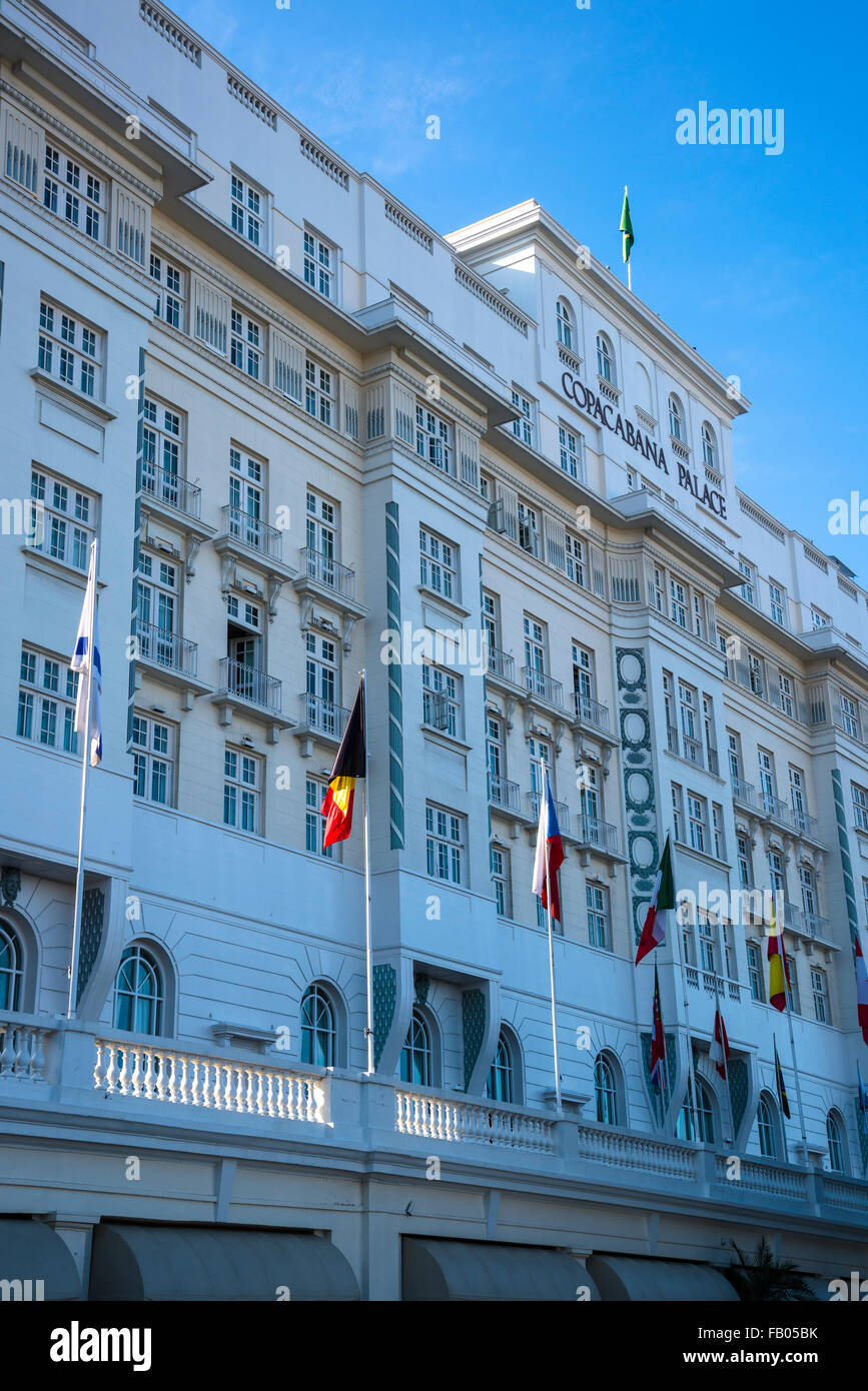 Belmond Copacabana Palace hotel, Rio de Janeiro, Brazil Stock Photo