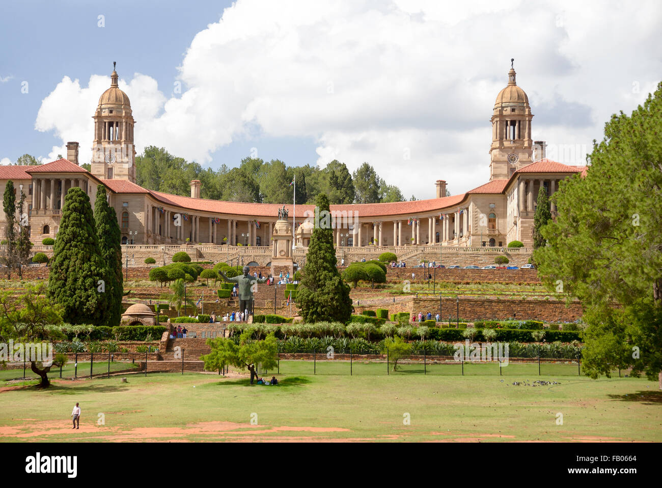 The Union Buildings on Meintjieskop, Pretoria, City of Tshwane Municipality, Gauteng Province, Republic of South Africa Stock Photo