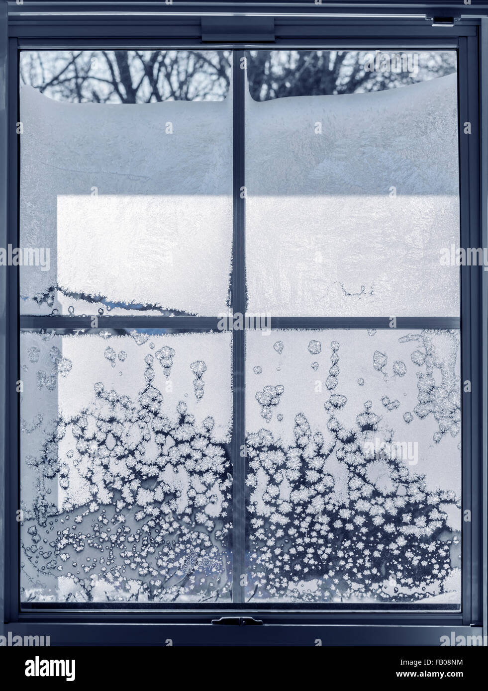 Frosty window ice hires stock photography and images Alamy