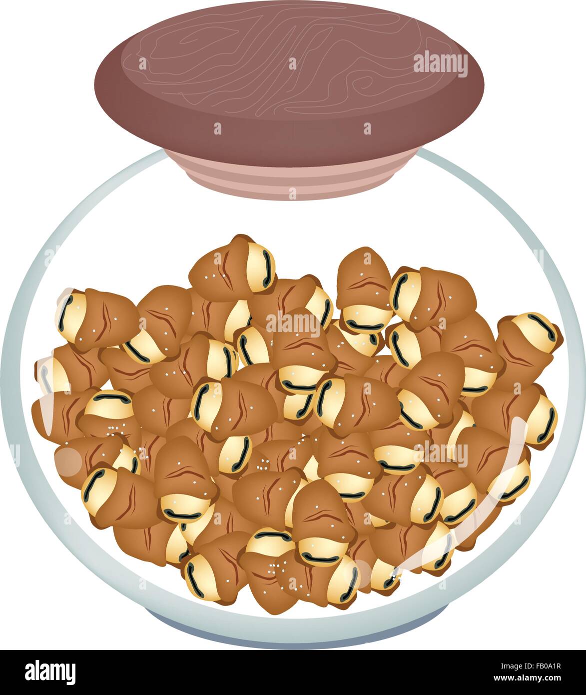 Fava beans jar Stock Vector Images Alamy