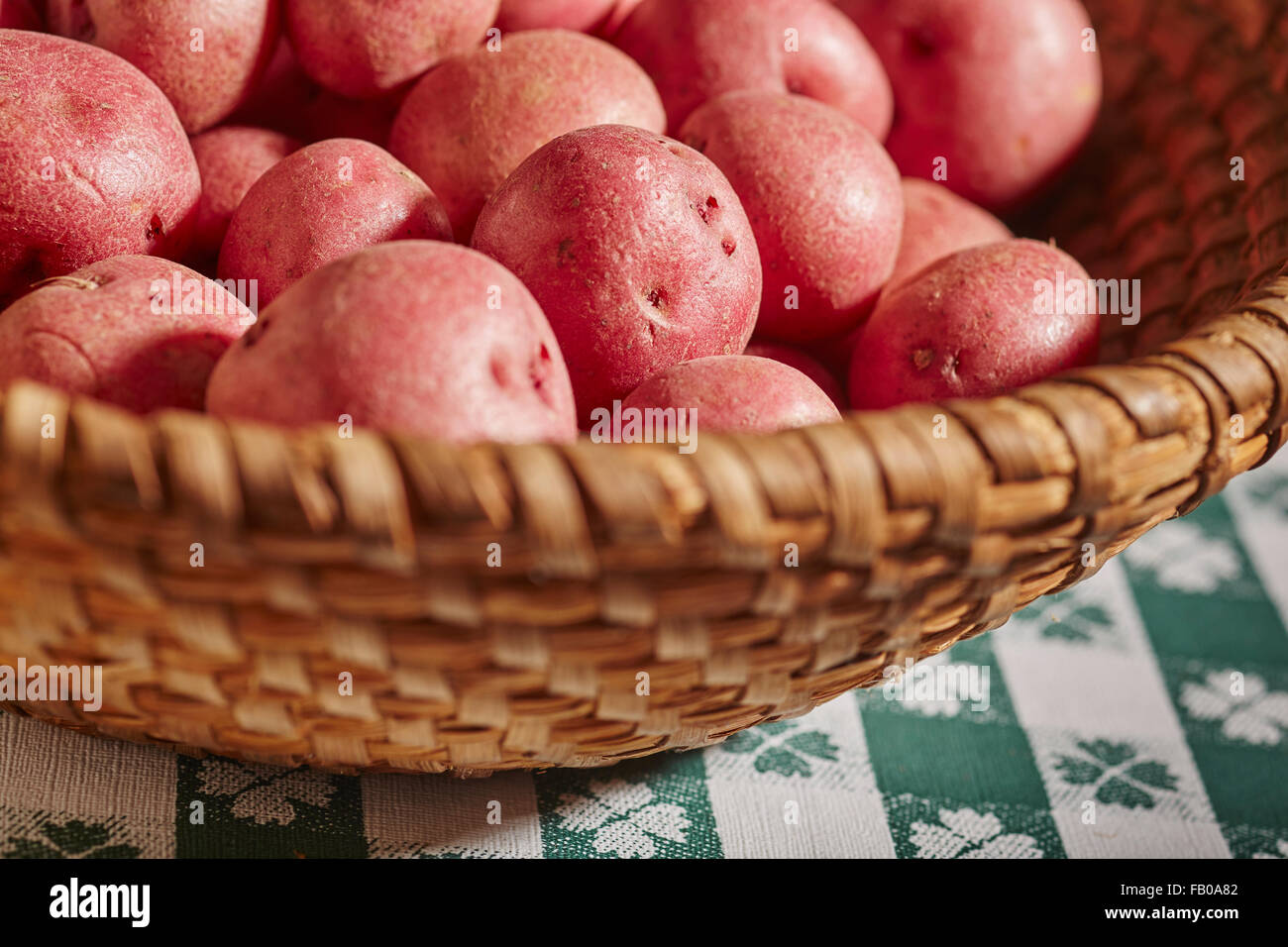Whole Roseval potatoes stock photo. Image of uncooked - 15735456
