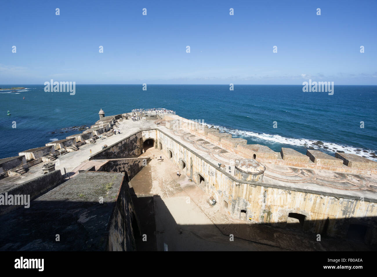 El Morro National Park in San Juan, Puerto Rico Stock Photo