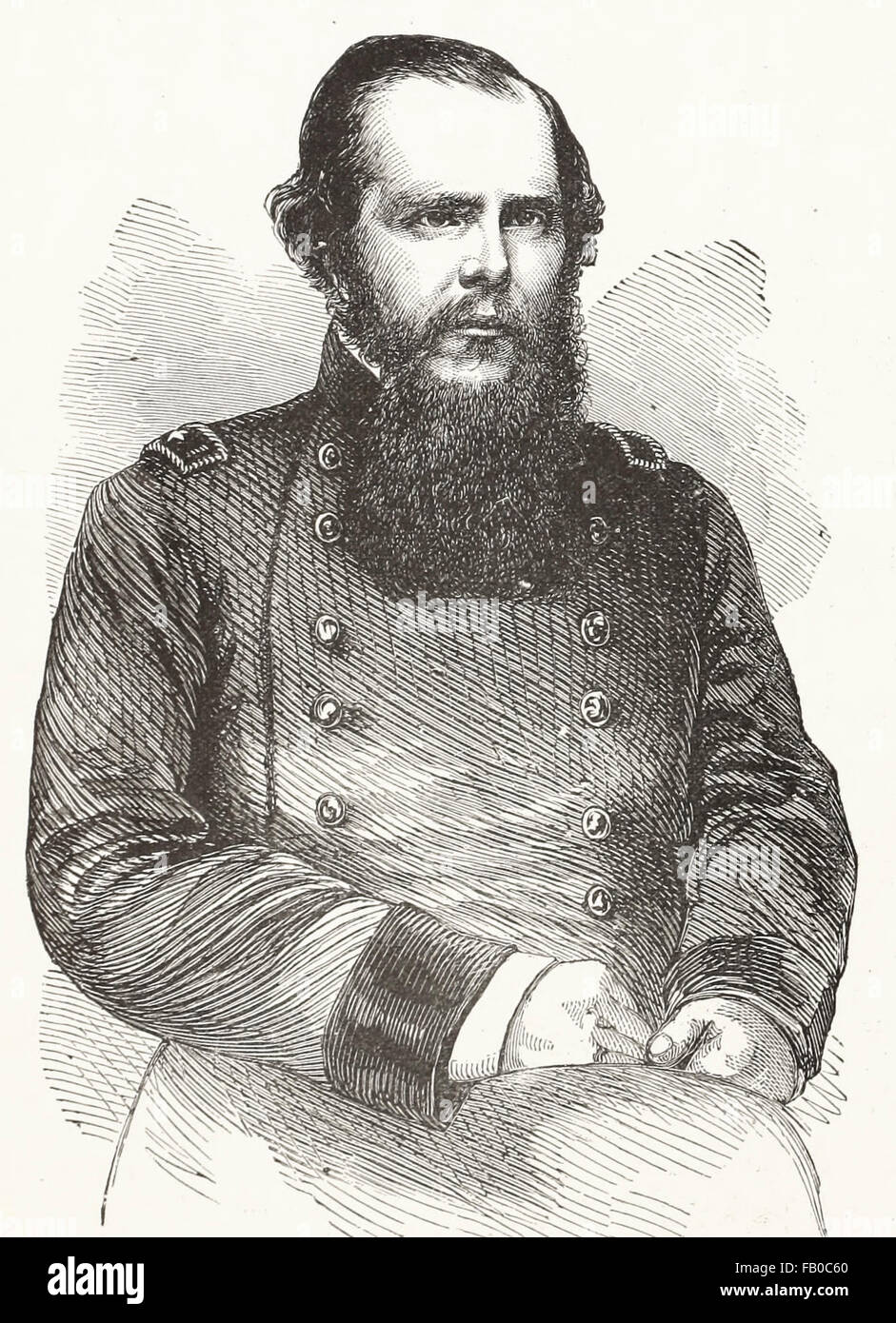 General John M Schofield - John McAllister Schofield was an American soldier who held major commands during the American Civil War Stock Photo
