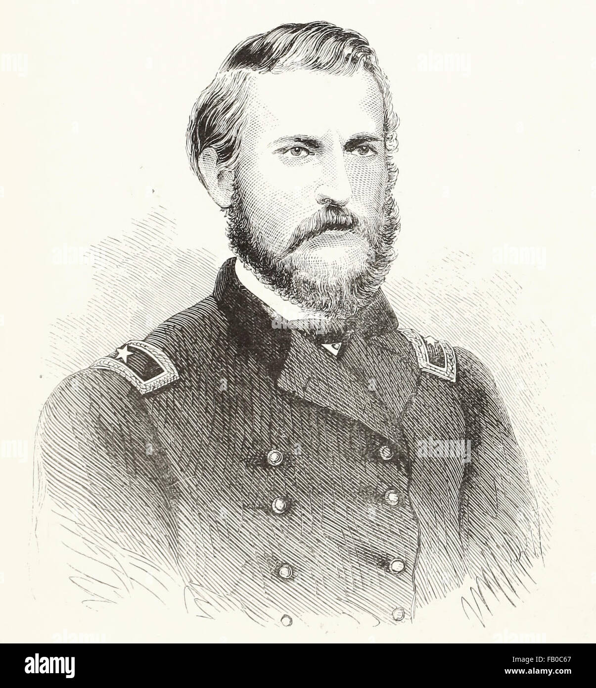 General Godfrey Weitzel - Godfrey (Gottfried) Weitzel was a German-American major general in the Union army during the American Civil War. Stock Photo