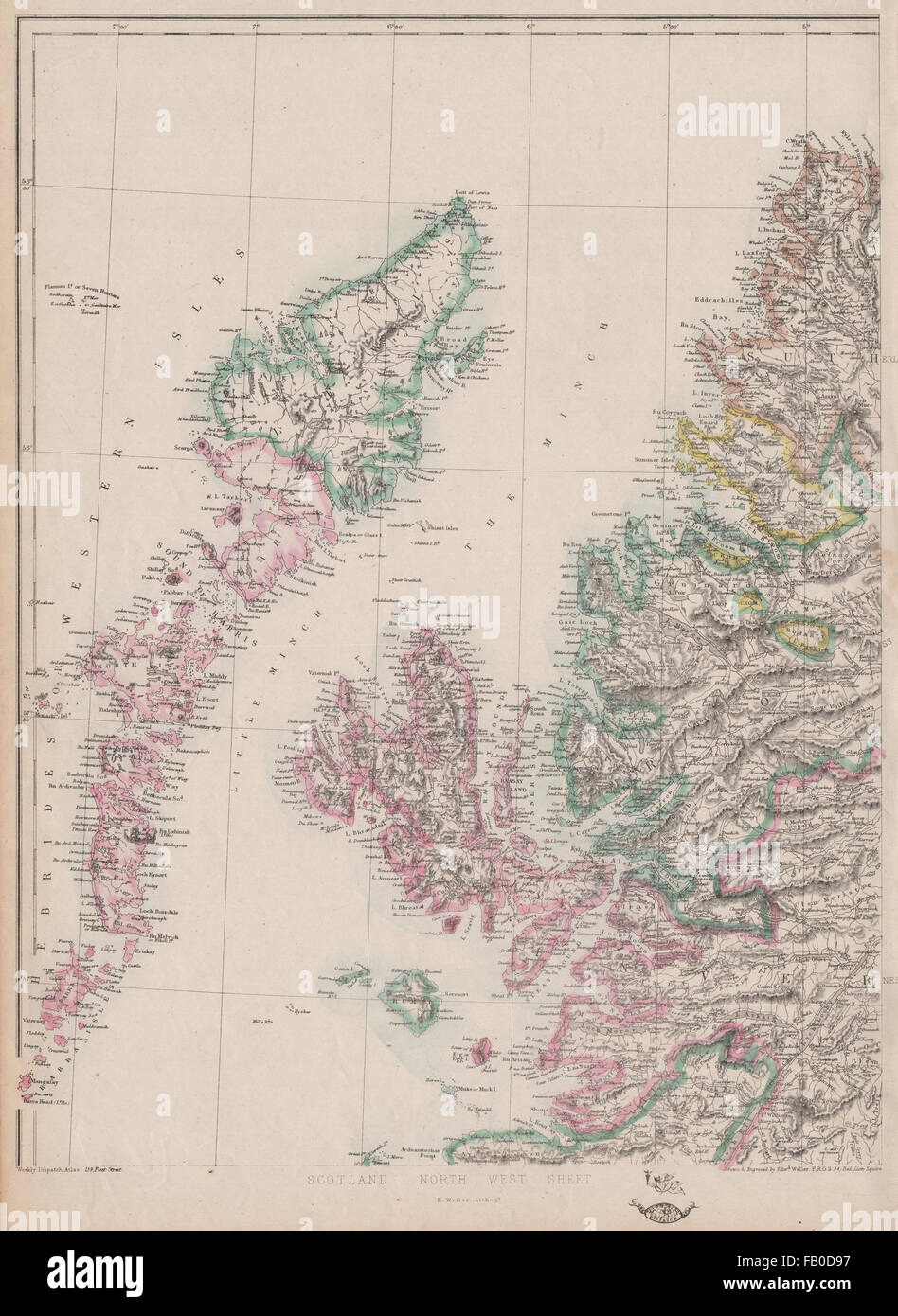 North uist scotland map hires stock photography and images Alamy