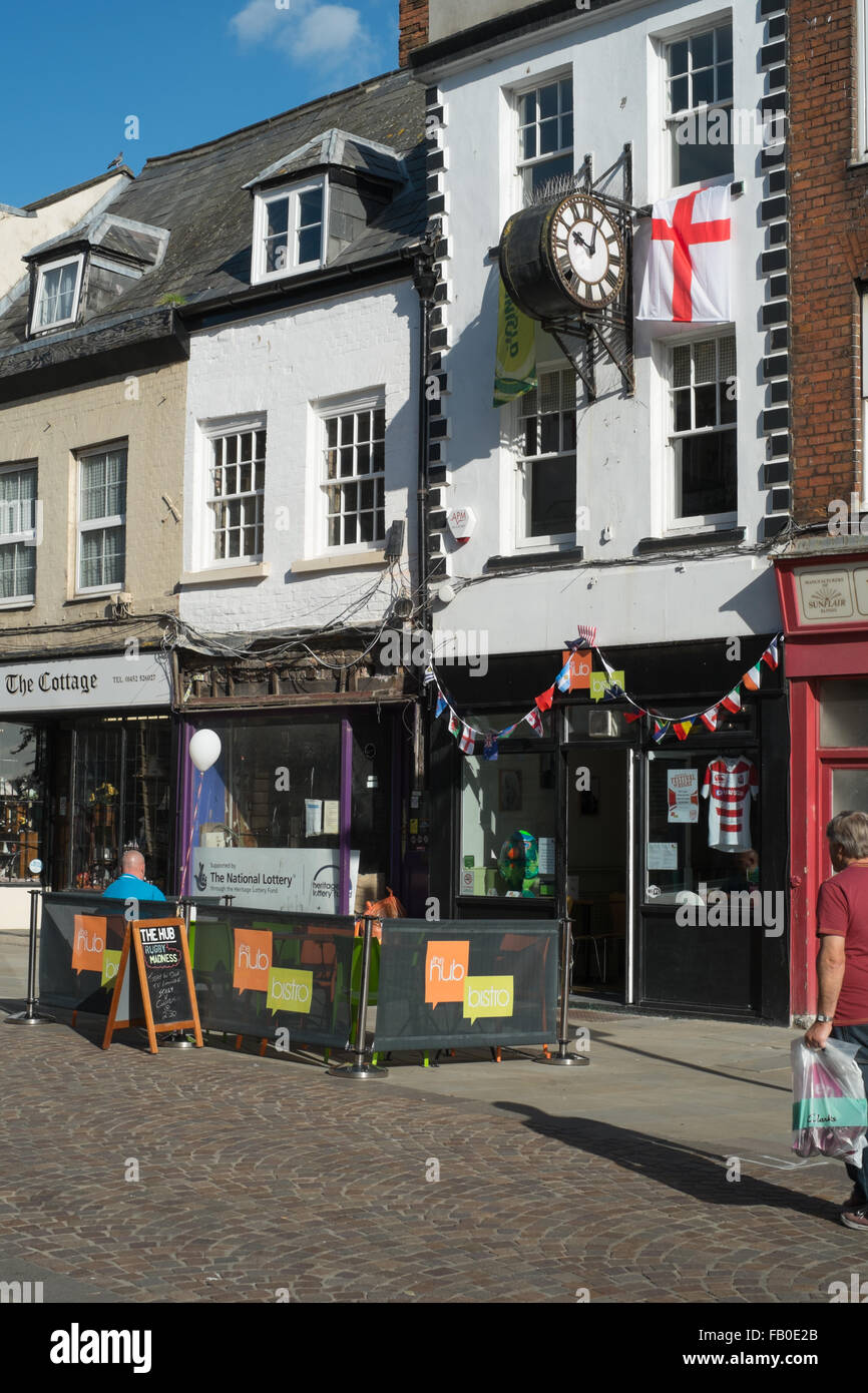 Shops in Gloucester's Southgate Street Stock Photo Alamy