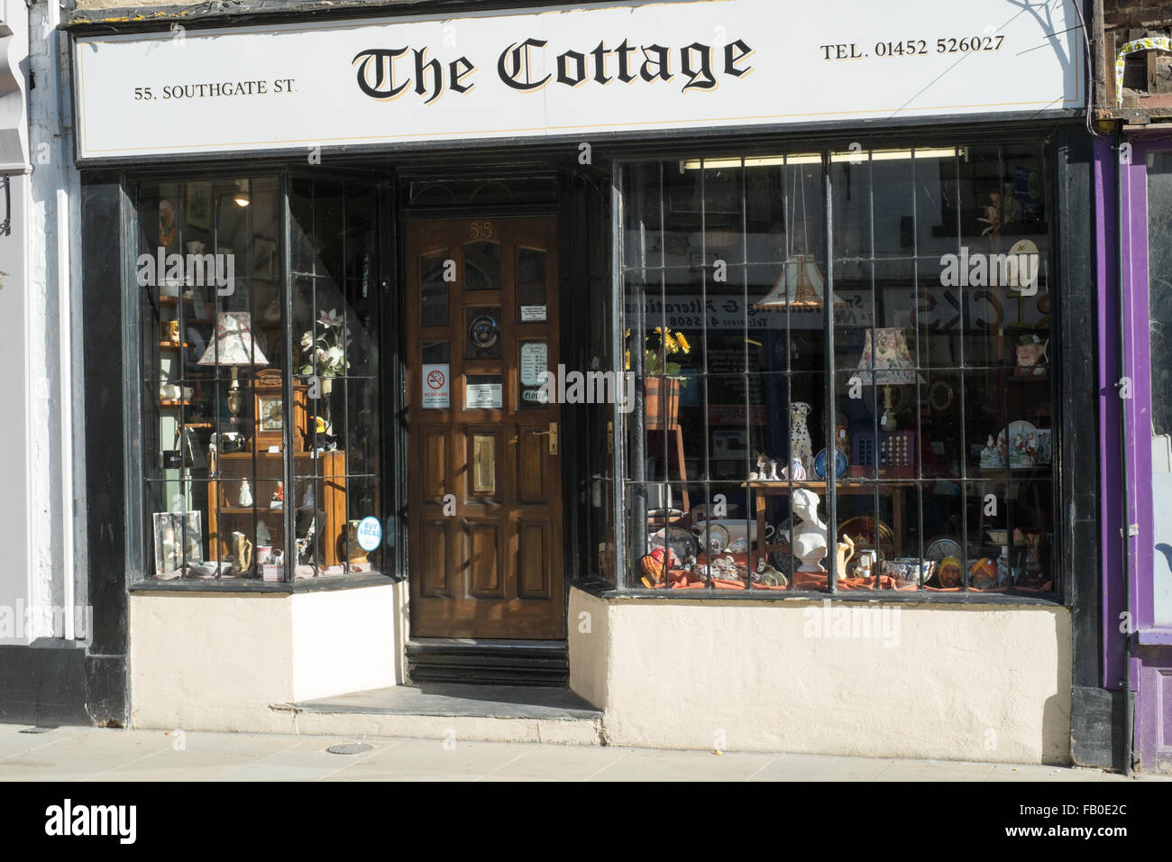 Shops in Gloucester's Southgate Street Stock Photo Alamy
