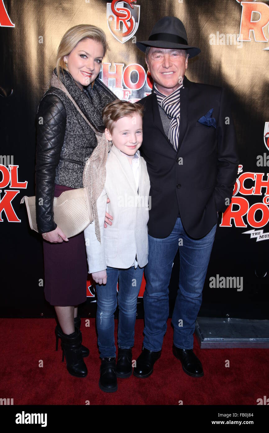 Opening night for Broadway musical School of Rock at the Winter Garden