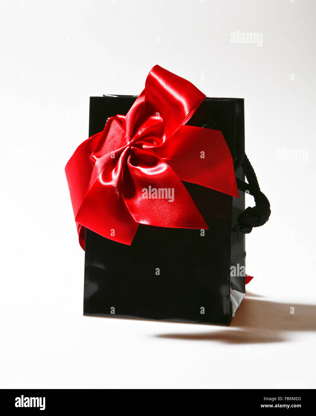 black and red gift bags