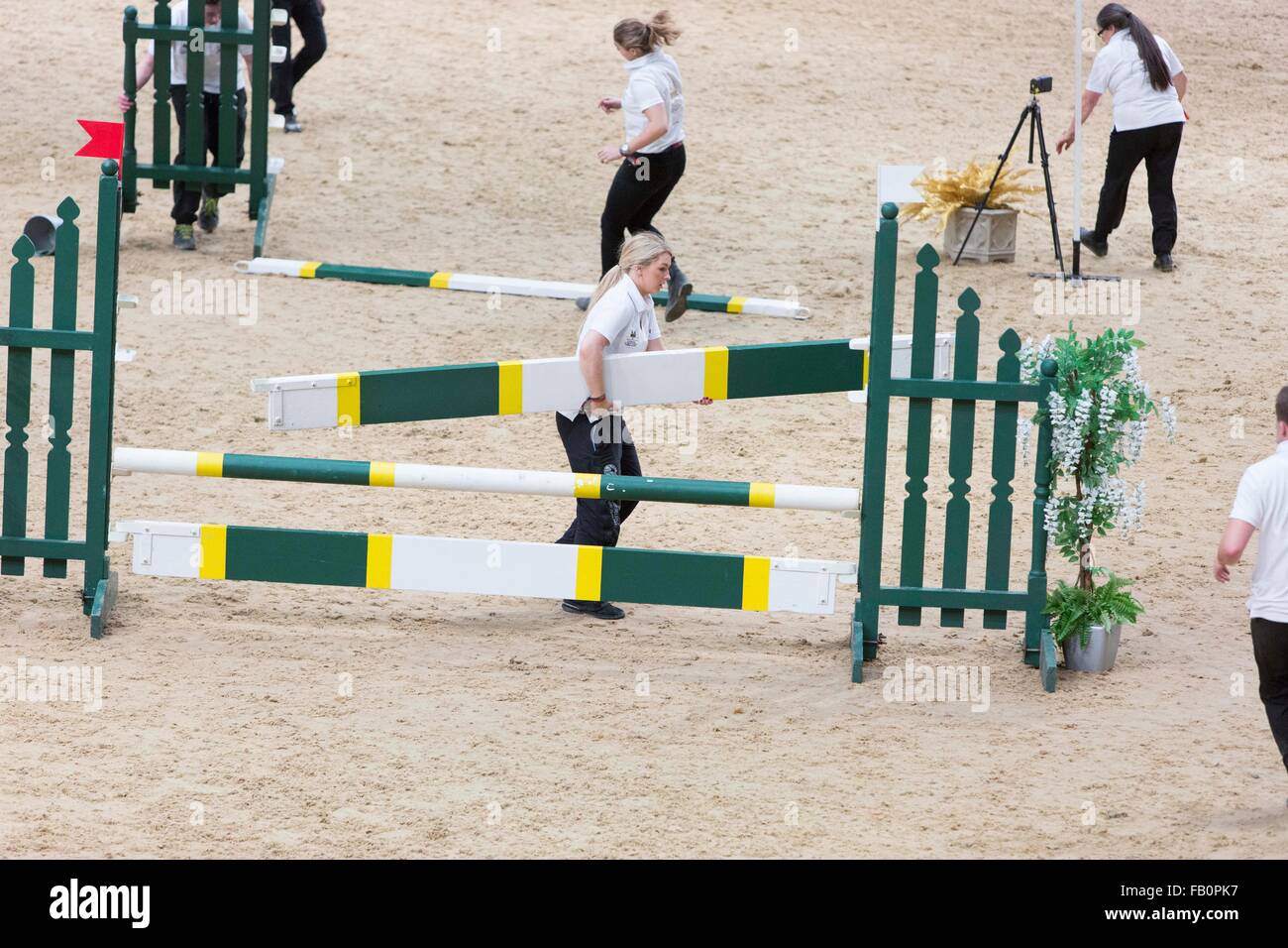 The Liverpool International Horse Show , January 2016 , UK. Stock Photo