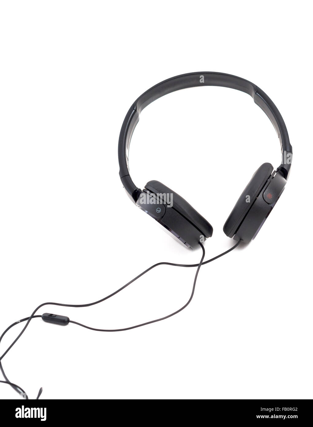 Headphones isolated on white background Stock Photo - Alamy