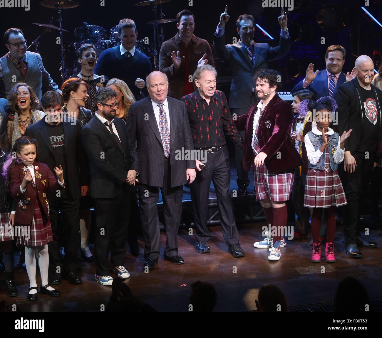 Opening Night For Broadway Musical School Of Rock At The Winter
