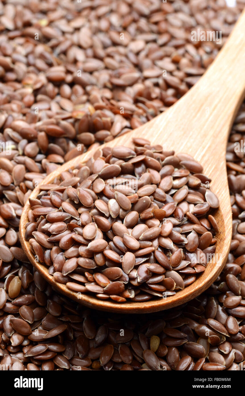 Linseed Picture Close-up shot of Organic Linseed or Flax seed Stock Photo - Alamy