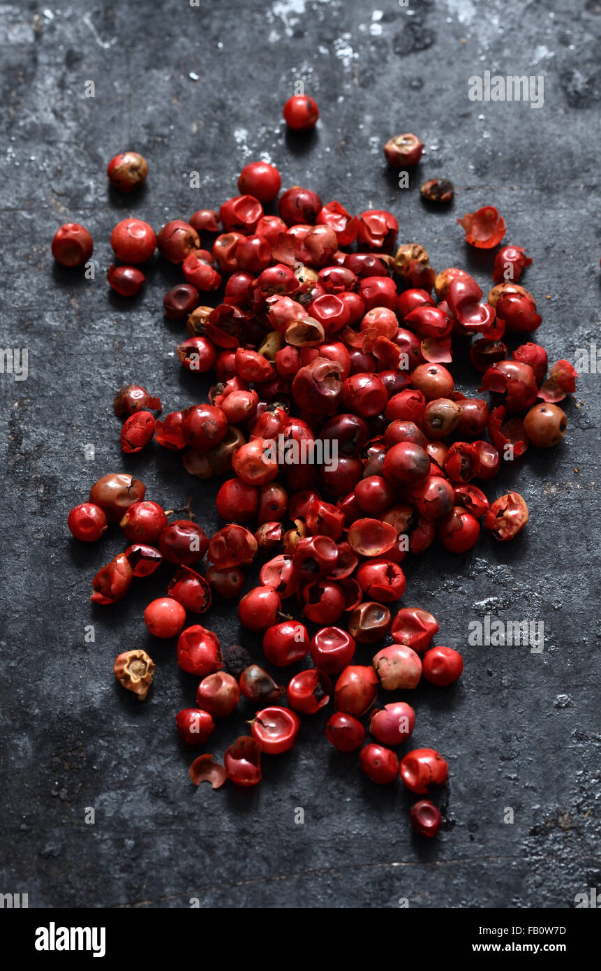 Pink pepper called brazil hi-res stock photography and images - Alamy