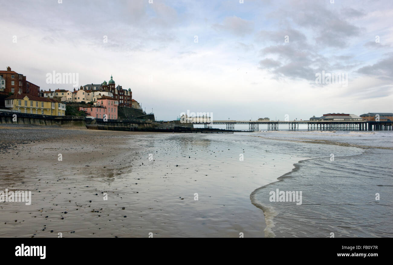 Cromer town and pier in North Norfolk UK Stock Photo