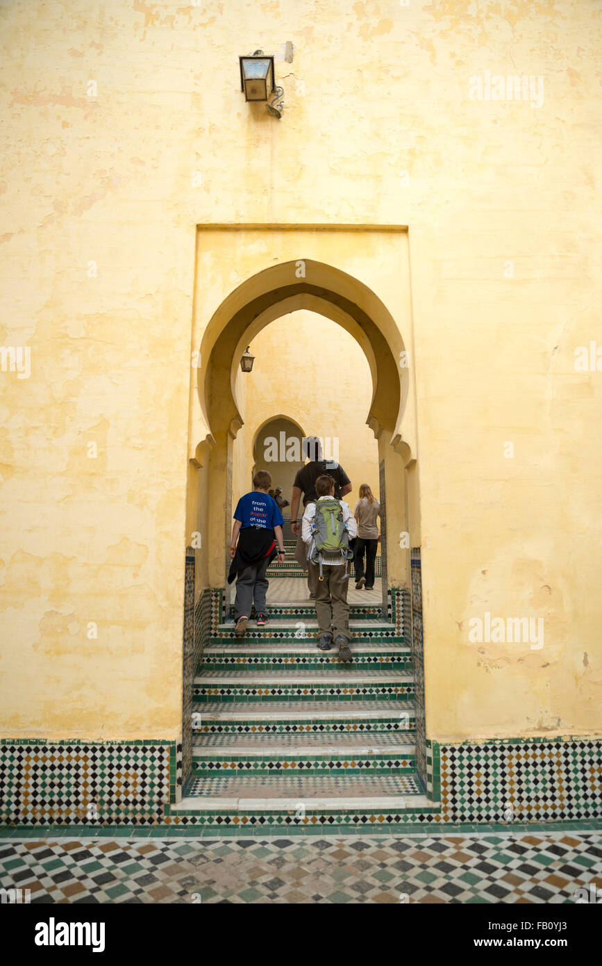 Dar El Makhzen royal palace, Meknes, Morocco Stock Photo - Alamy