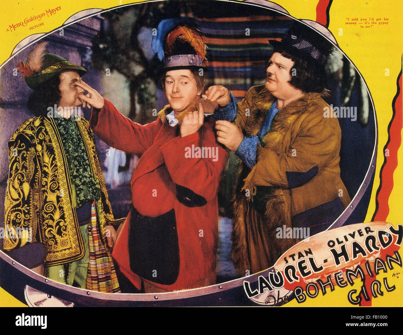 THE BOHEMIAN GIRL 1936 MGM film with Laurel and Hardy Stock Photo Alamy