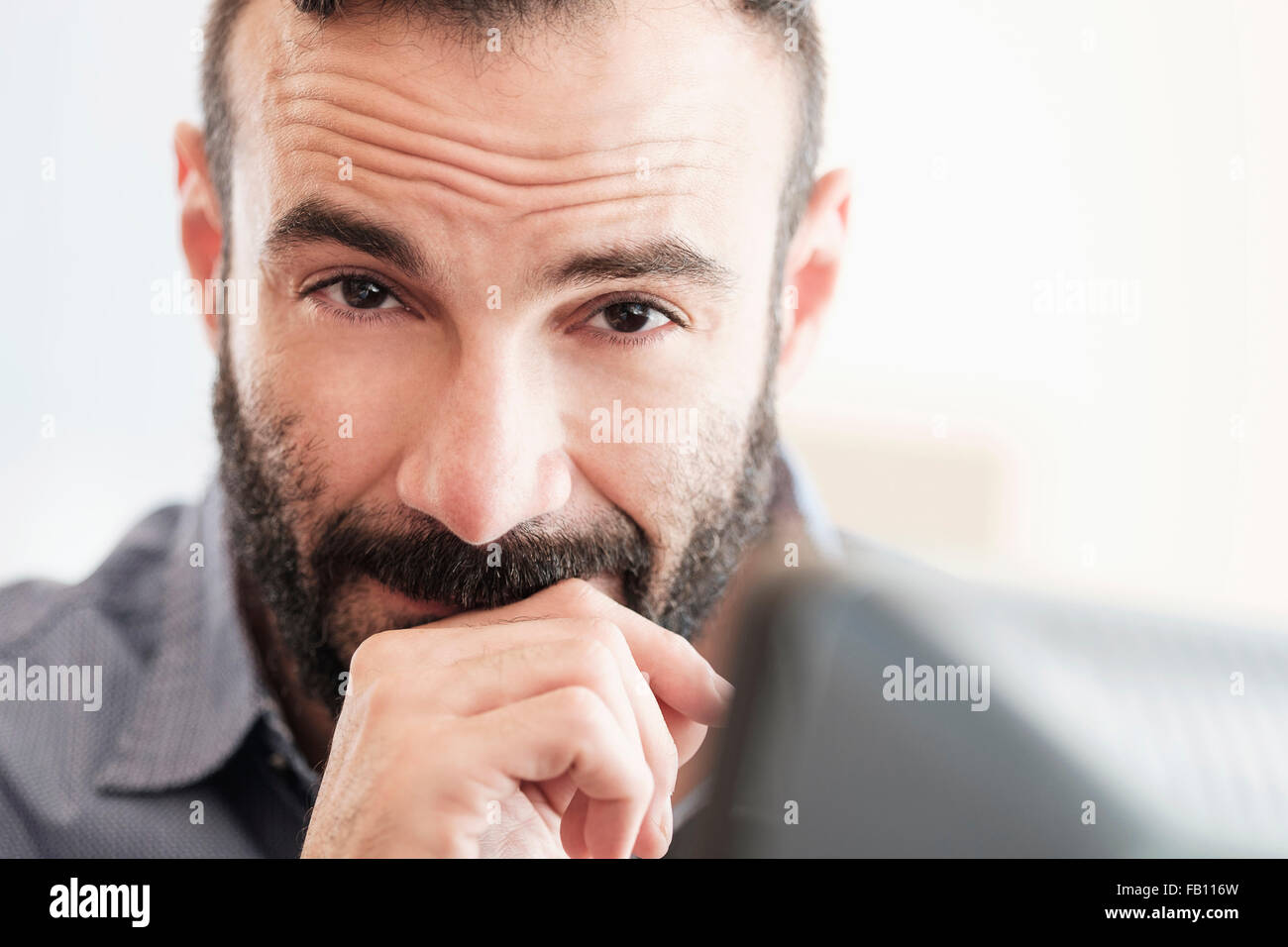 Portrait of mid-adult man Stock Photo